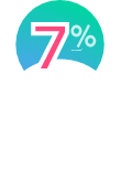 7%