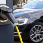 Elektroauto an der Ladesäule