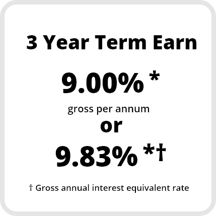 3 year term earn